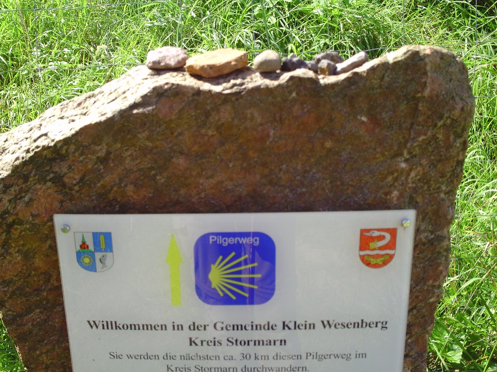 Willkommensgruß in Klein Wesenberg