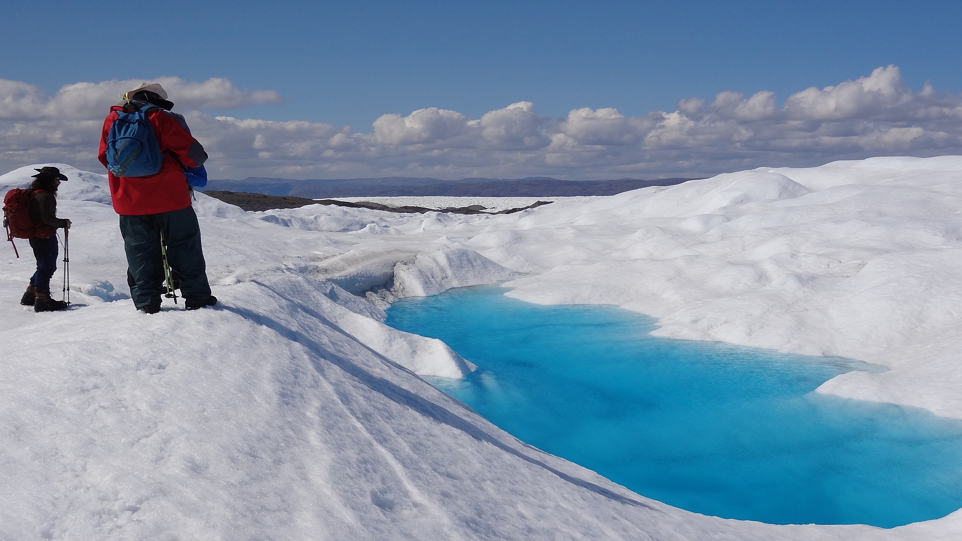 Große Seen und Flüsse befinden sich inzwischen auf den Grönlandfgletschern