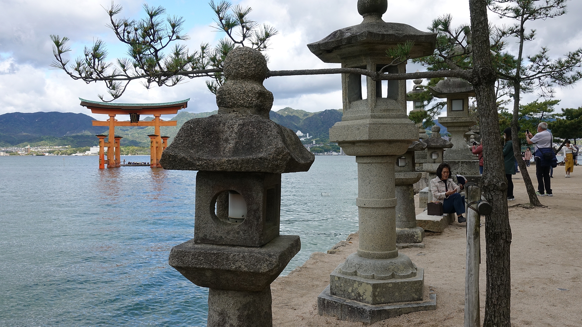 Itsukushima Schrein auf der Insel Miyajima