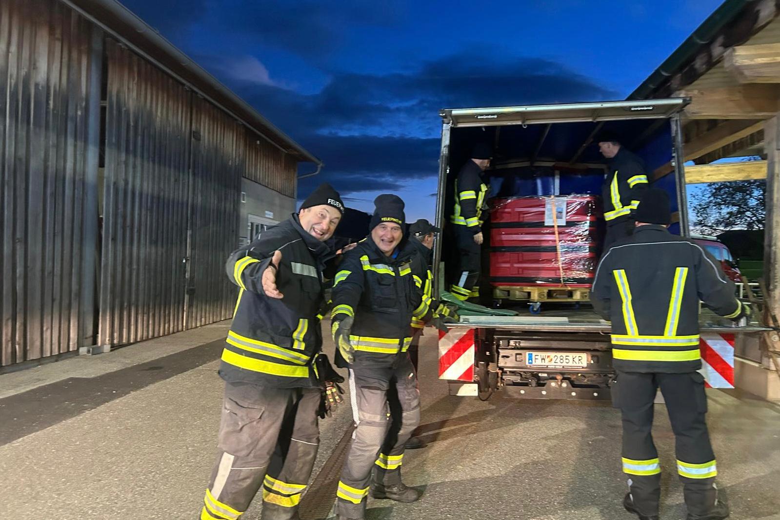 Gut gerüstet für den Ernstfall: Feuerwehr Palt trainiert Fladnitzhochwasser