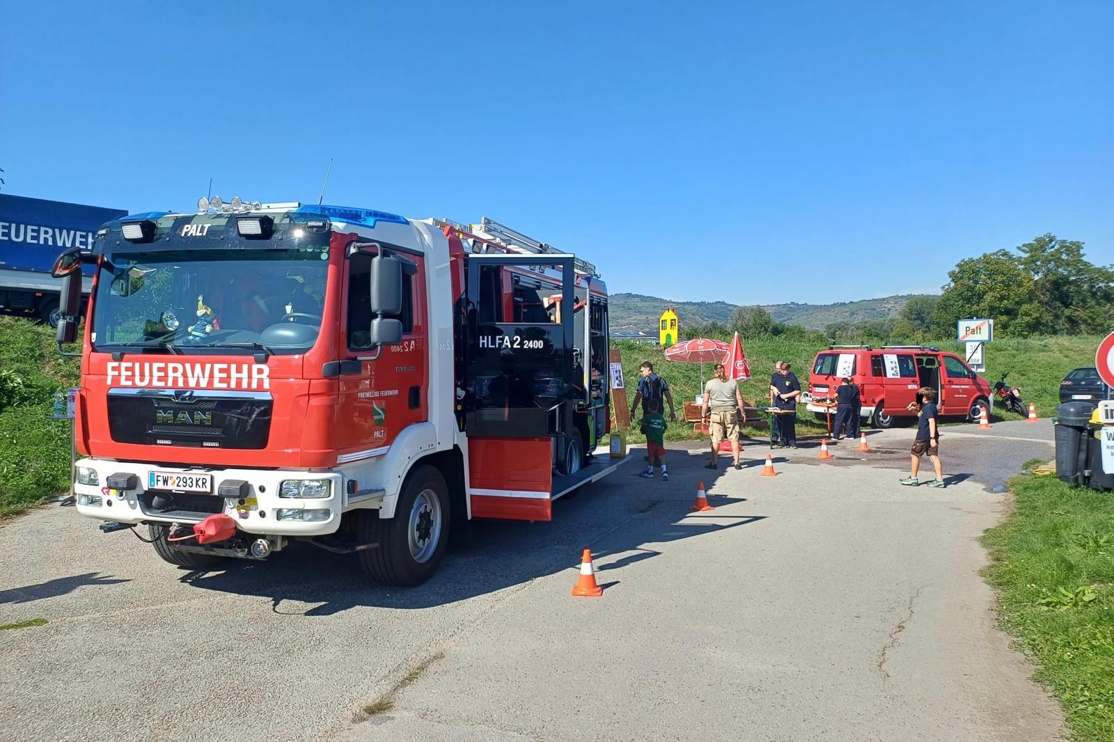Feuerwehr Palt beim Jugend- und Vereine-Tag