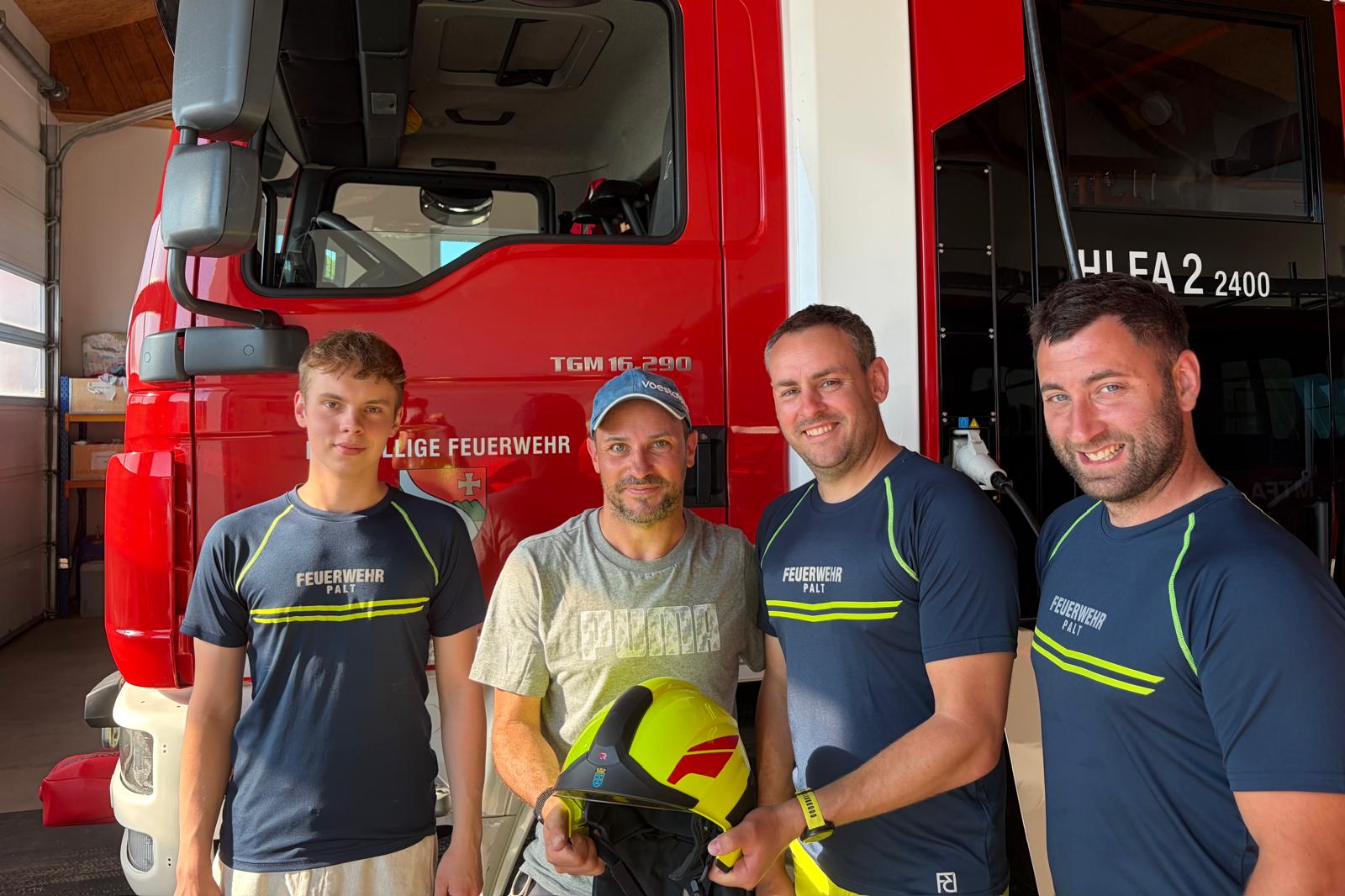 Gemeinsam für die Sicherheit – neues Mitglied bei der Feuerwehr Palt
