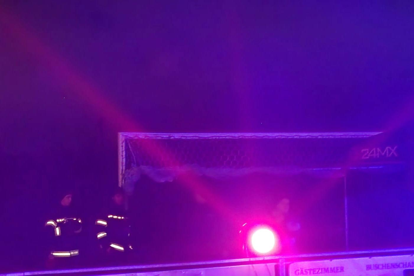 Brandsicherheitswache beim Perchtenlauf