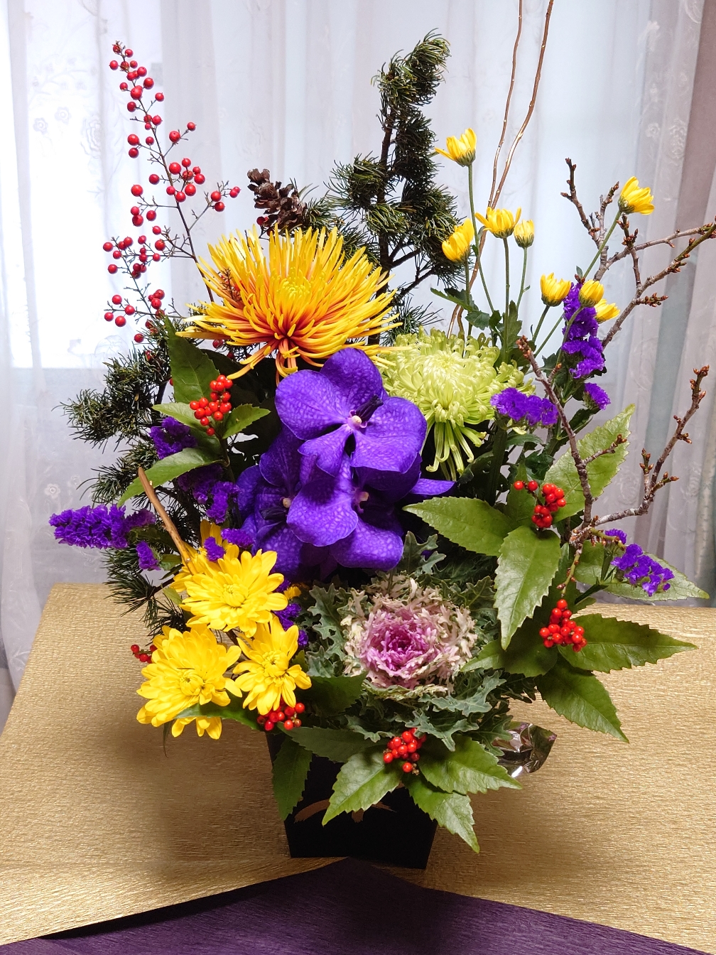 お正月アレンジメント&1dayレッスン受付中！