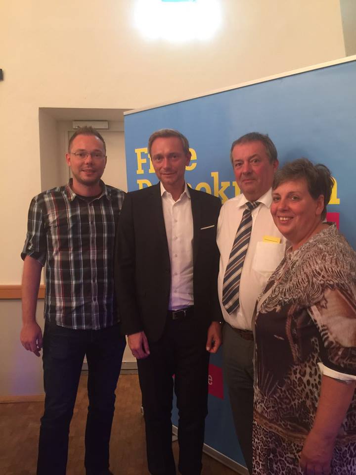 mit Christian Lindner, Annette Pizzato, Jörg Kloppenburg