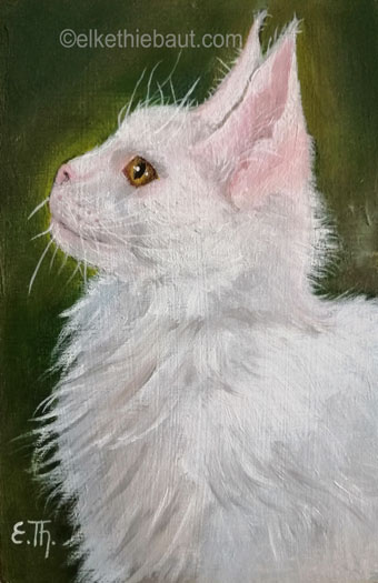 «Igor», acrylique et huile sur contreplaqué, 10 x 15 x 1 cm, acrylics and oil on plywood, 2019