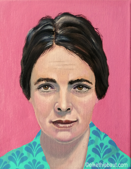 Petit Visage III, acrylique et huile/acrylics and oil - 30 x 24 cm 