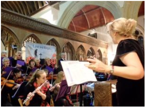 Photo of a Poppy Concert in the Church