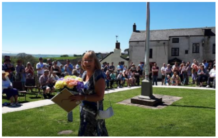 Photo of Crystal voted Village Personality 2018