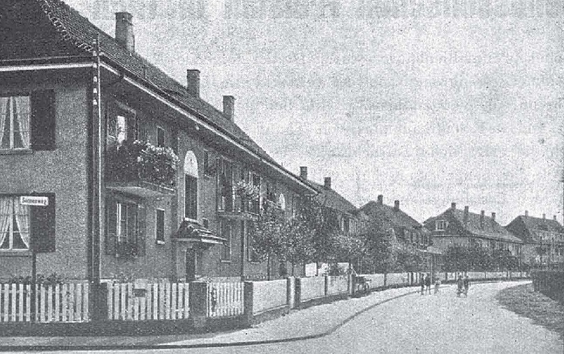 Siedlung 1: Pestalozzistrasse, 1932.