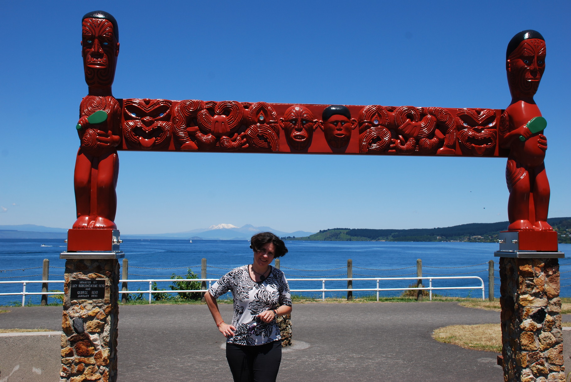 Lake Taupo mit gleichnamigem Vulkan