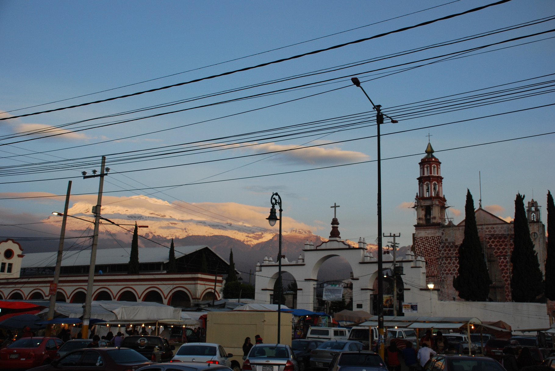 Amacameca - Blick auf den Ixtaccihuatl 
