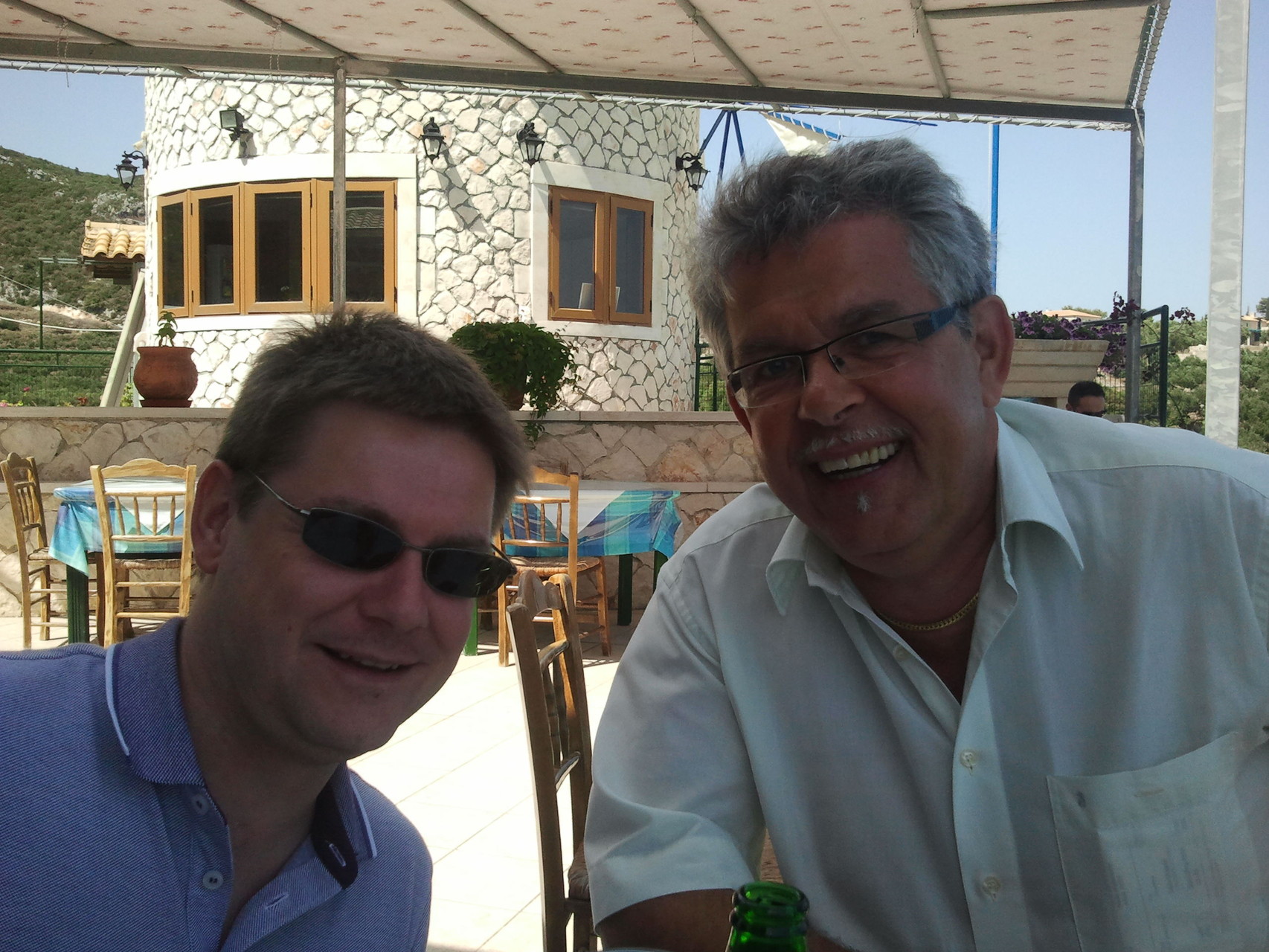 Sepp und Günther treffen ein