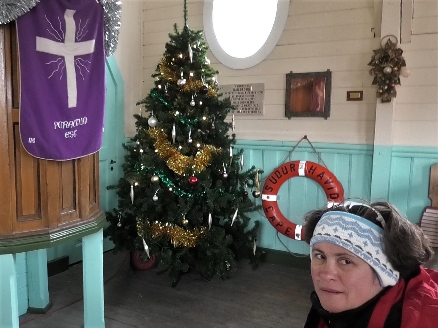 ... besinnliche Weihnachtsandacht der MS Bremen