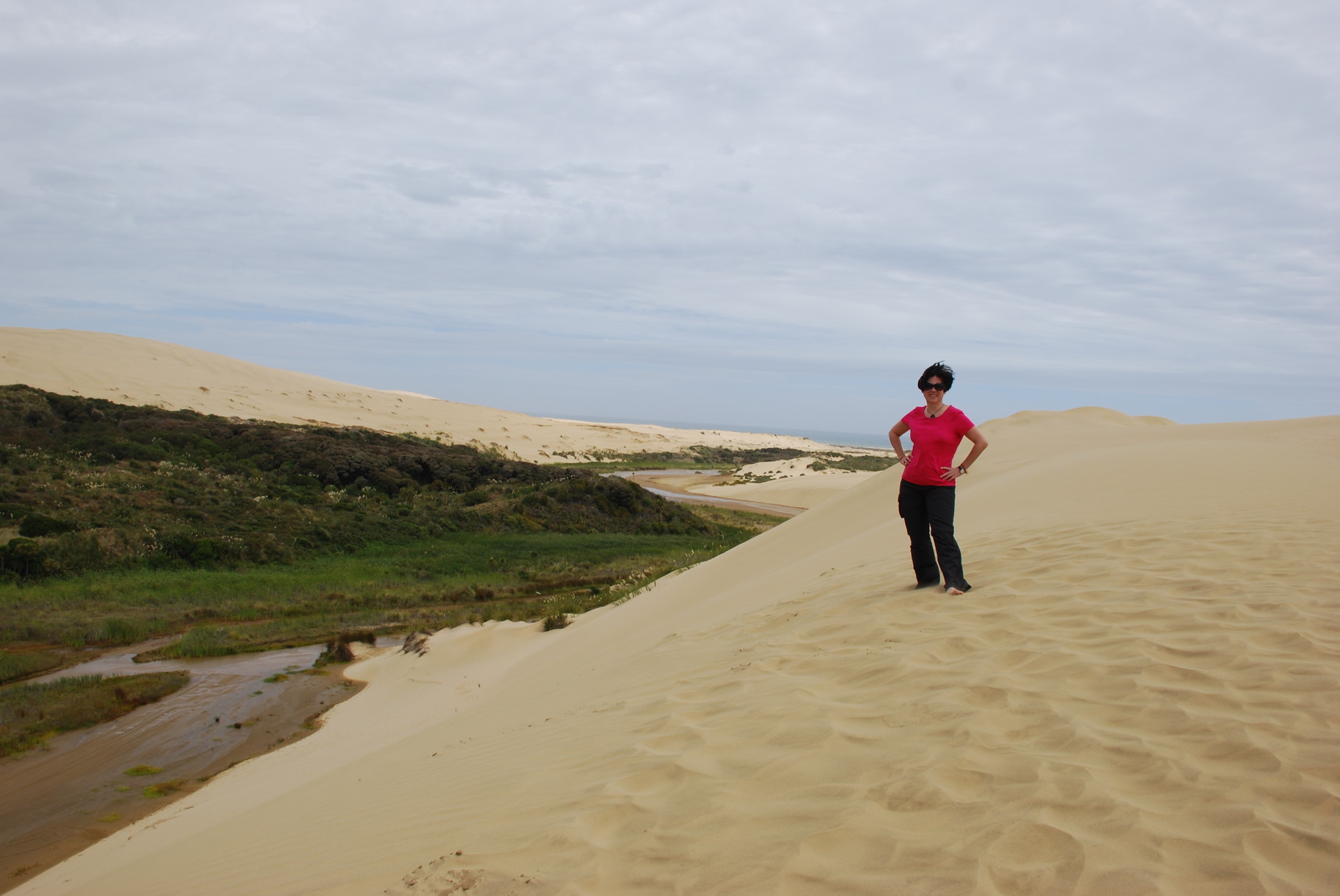 Dünenlandschaft bei Cape Reinga