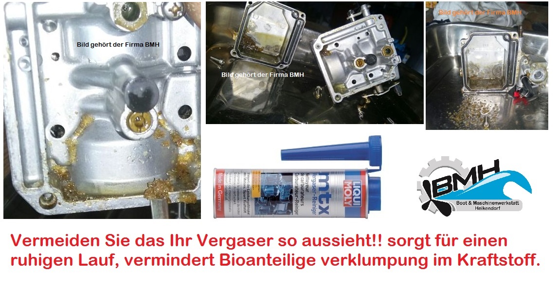 Vergaser Reiniger für Außenbordmotoren - Boot und Maschinenwerkstatt  Heikendorf