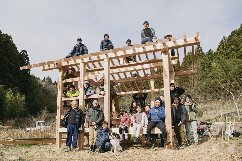 ＜きたかみ園藝部＞第1回 石場建てダーチャ小屋づくりWS開催しました！！