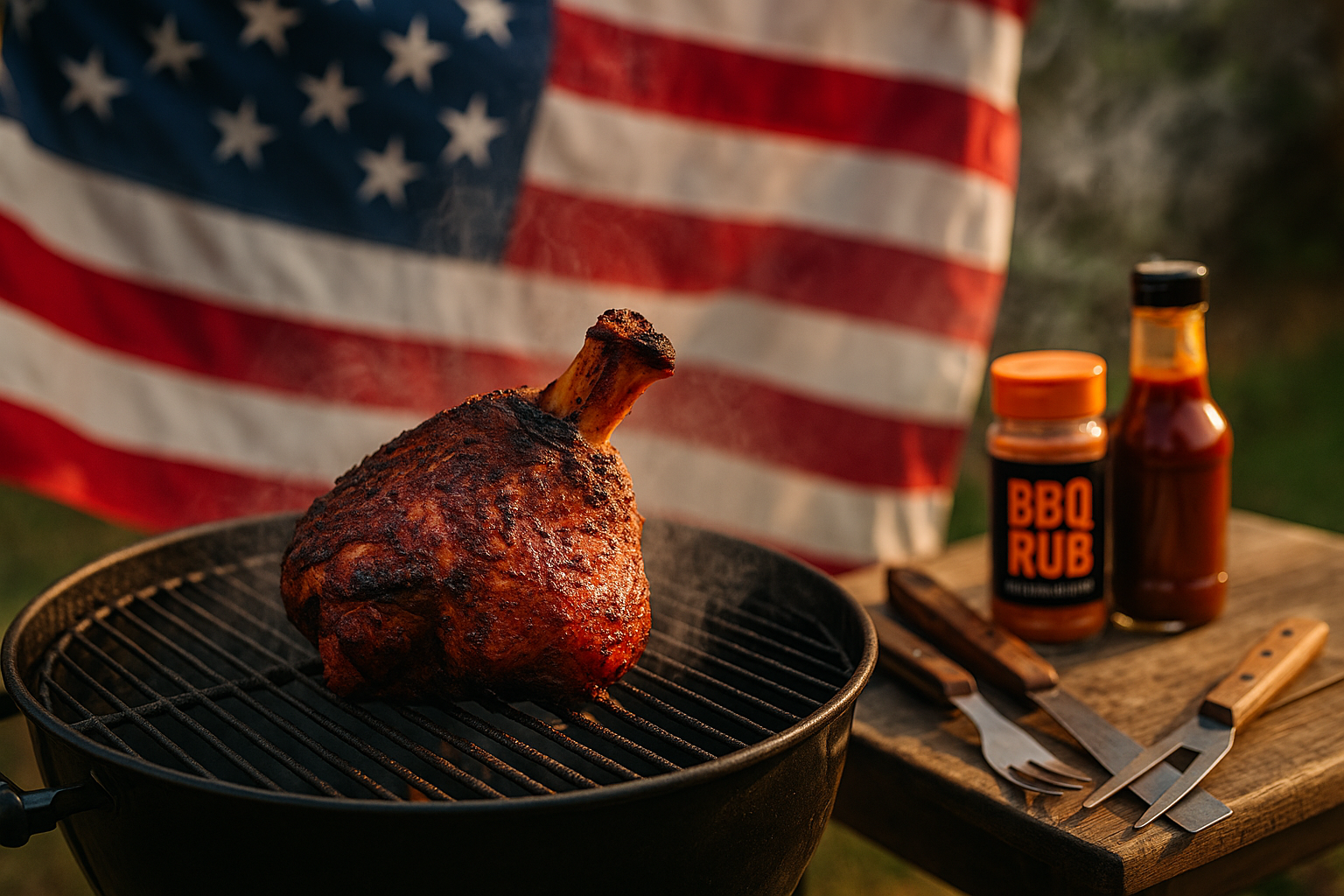 American Style Schweinehaxe – Low & Slow trifft Crispy Crunch
