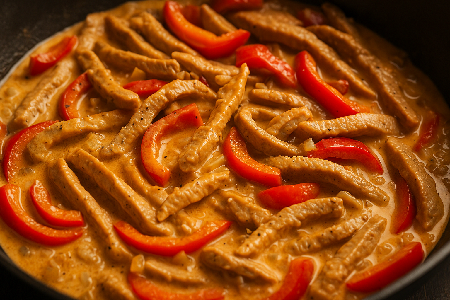 Paprika-Schnitzel-Schnipsel – der rustikale Pfannenschmaus für jeden Tag