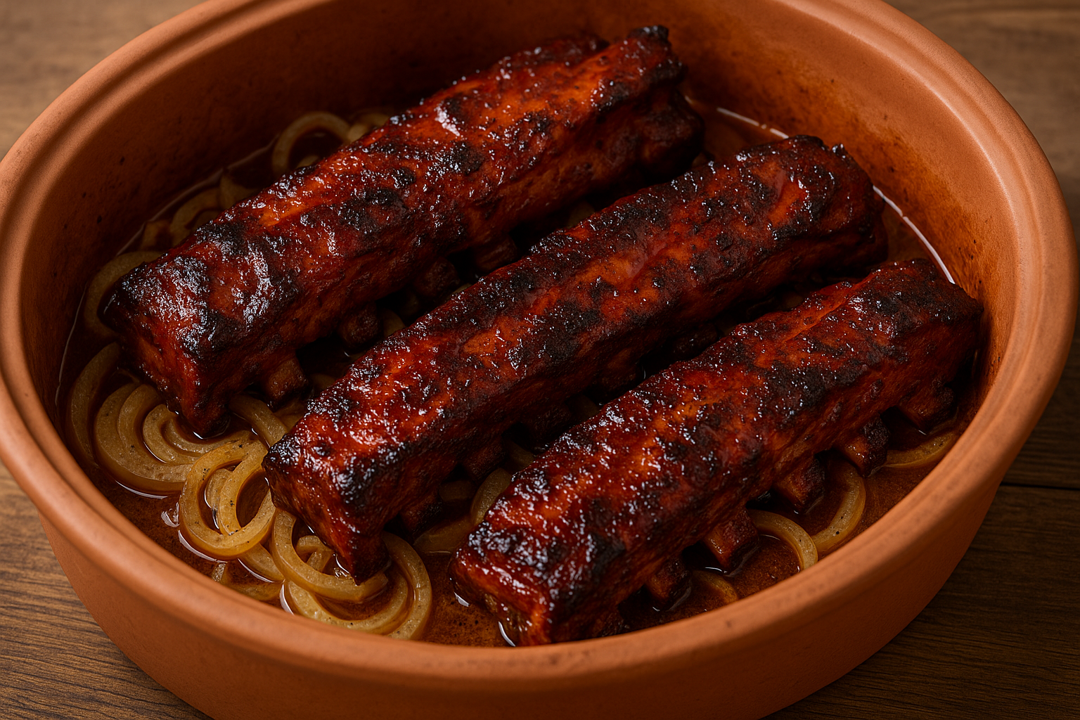 Römertopf Ribs – Zart geschmort, saftig glasiert, heiß veredelt!