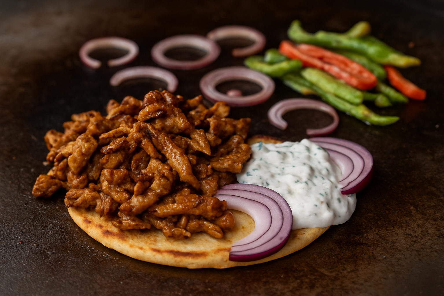 Pita-Gyros von der Feuerplatte – Grill dich nach Griechenland!