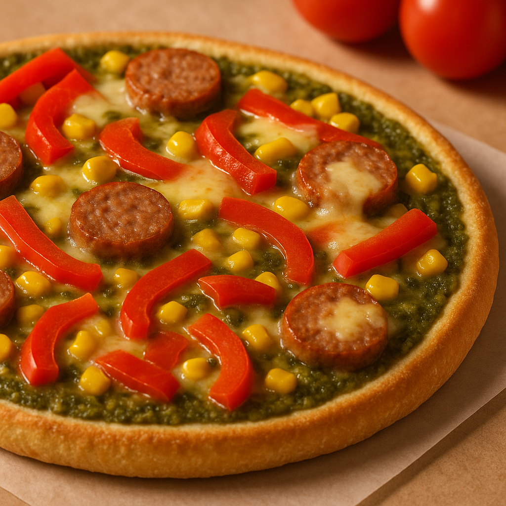 Fladenbrotpizza mit Salsiccia – Knusprig. Deftig. Voller Geschmack.