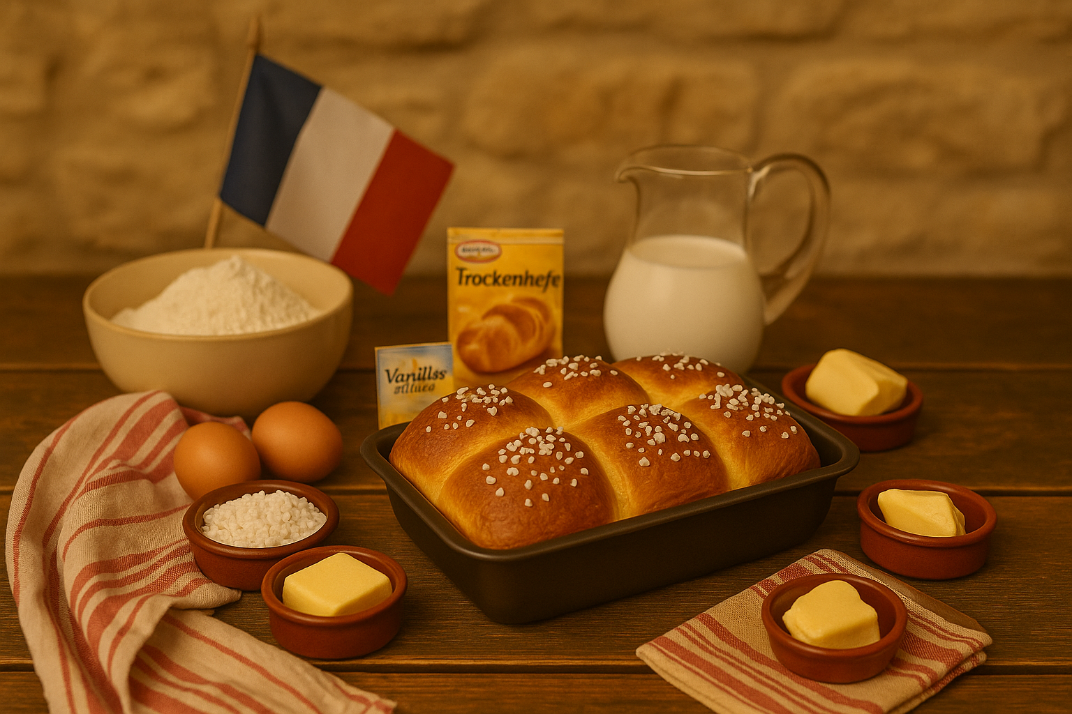 Brioche backen – auf kulinarischer Reise nach Froonkreisch! 