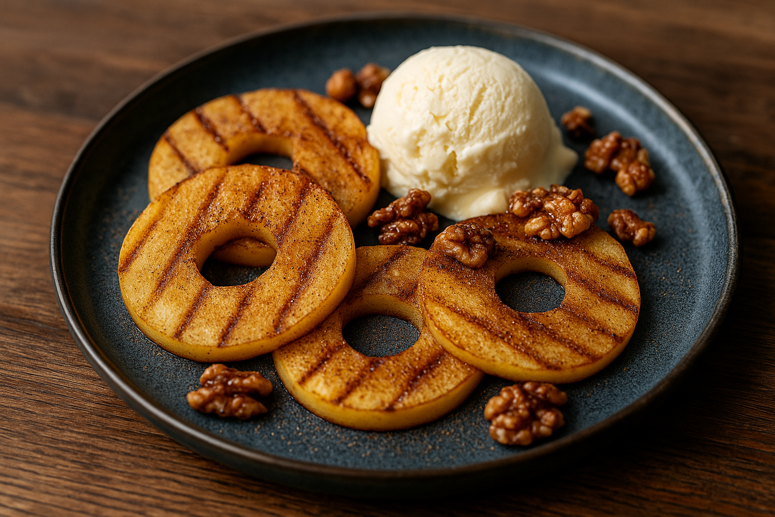 Apfelringe vom OptiGrill – süßer Snack mit Grillnote