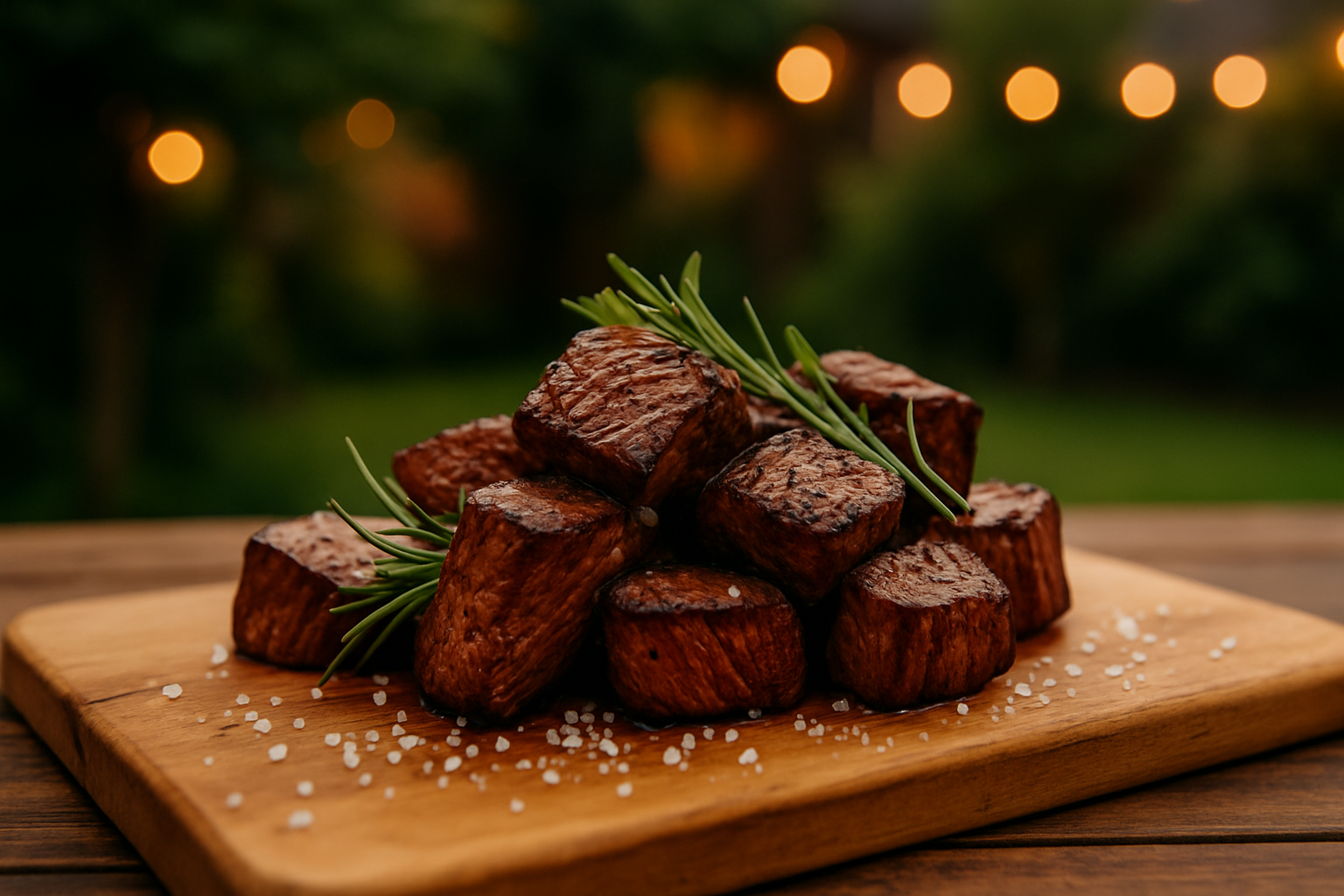 Angus Filetwürfel vom Grill – pure Fleischliebe in kleinen Würfeln!