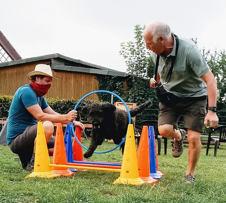 Dr. Ralf Sammler macht Hundesport und Agility