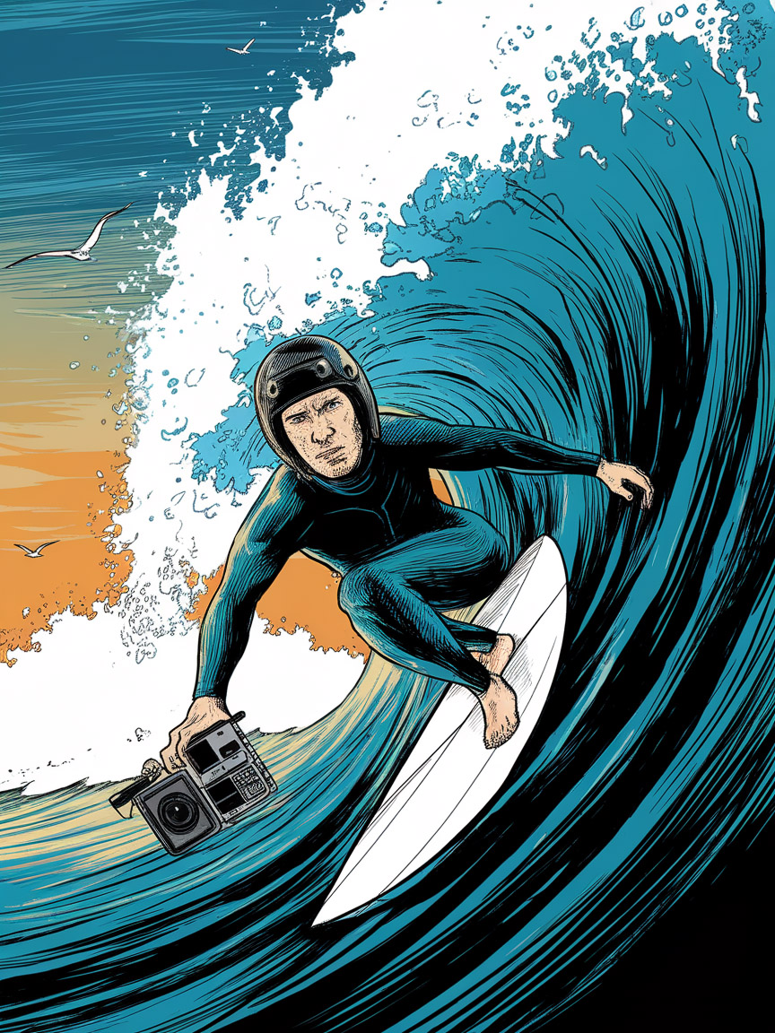 De una Ola Extrema a un Tsunami de Innovación: La Historia de GoPro