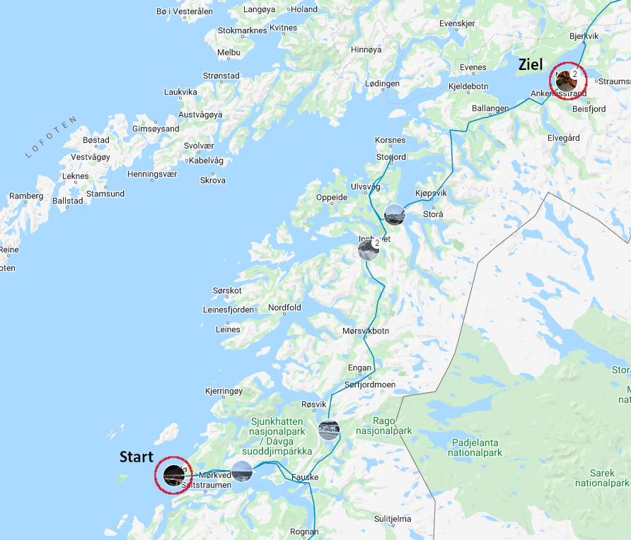 Baltic Sea Circle Winter 2022 - Tag 5 - Bodø - Narvik