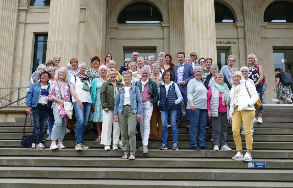 Gruppenfoto mit MdL Jonas Pohlmann