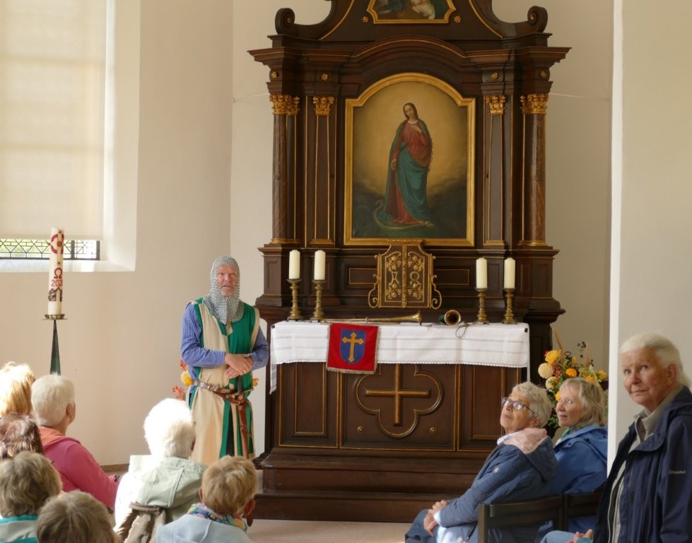 Ritter von Visbek in der Kapelle von Visbek