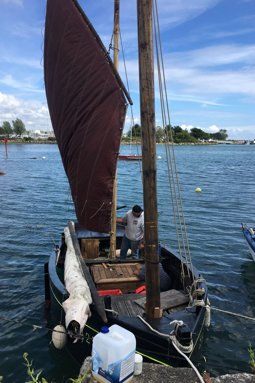 Essai de la voile de tape cul