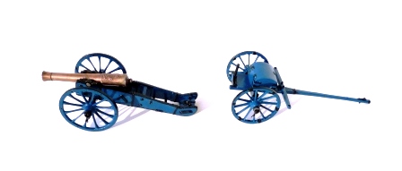 12 Phund Geschütz mit Protze / Preußen 1809 - 1815 / M 1809