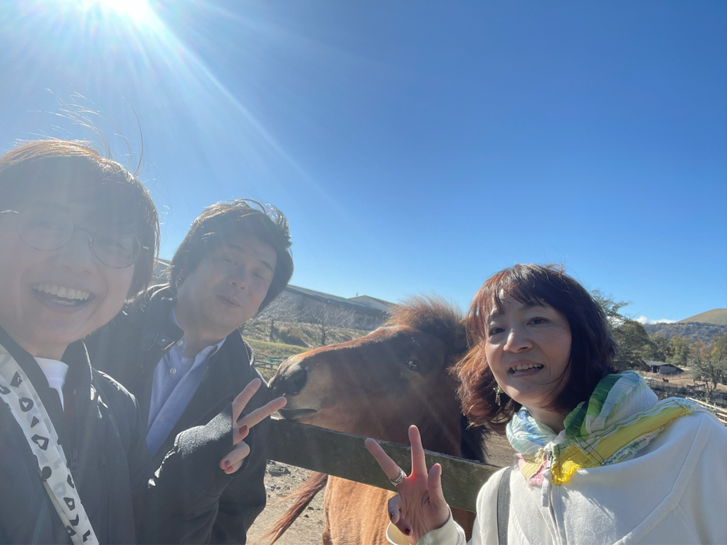 大自然に囲まれて…