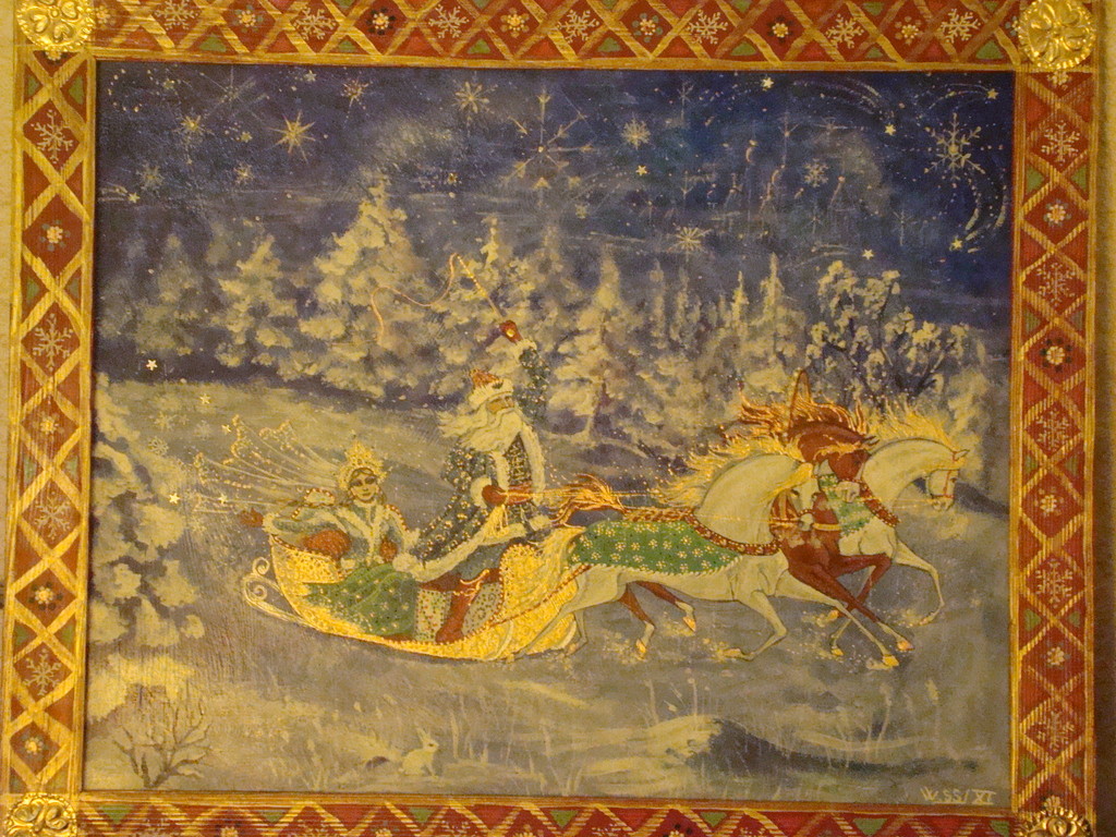 SNEGOUROTCHKA et DED MOROZ - Tableau de VANNINA SCHIRINSKY