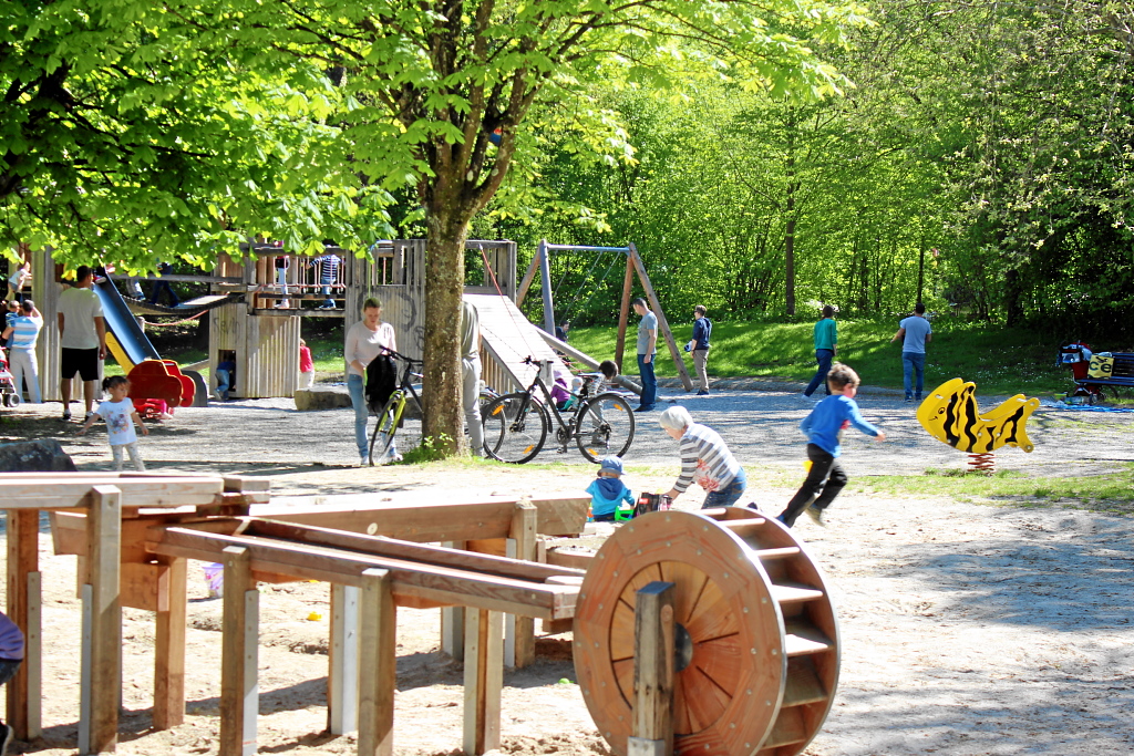 Spielplatz beim Campingplatz