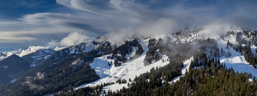 2023/12/09 Winterflug (und Langlaufen) in Lenggries