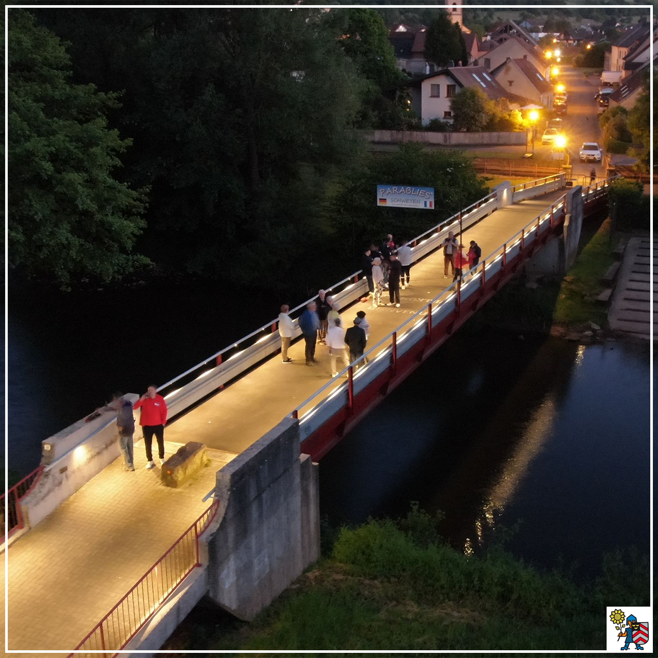 Beleuchtung der Fährmannsbrücke fertiggestellt