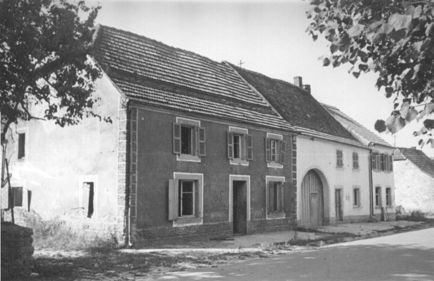 Wohnhäuser, die an der Stelle des heutigen Burggartens standen, vor dem Zweiten Weltkrieg (2)