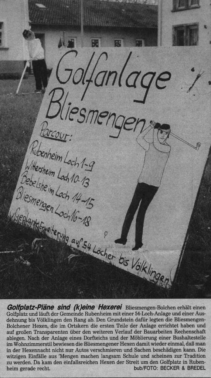 Hexennacht 1997: "Golfplatzerweiterung"