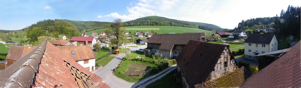 Ottorfszell vom Scheunendach aus Fotografiert