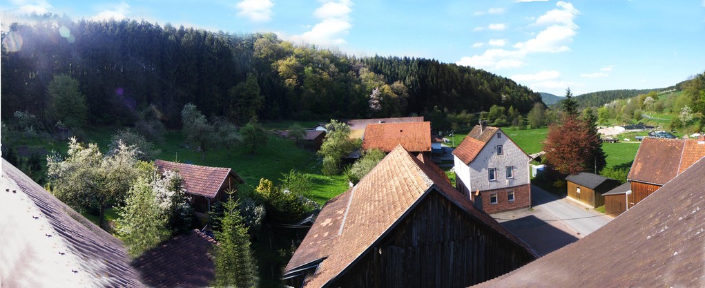 Ottorfszell vom Scheunendach aus Fotografiert