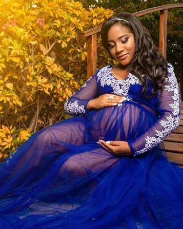 Vestidos de maternidad azul rey best sale
