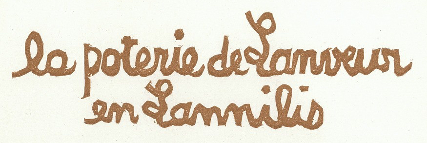 Marie-Renée Chevallier-Kervern, article "La poterie de Lanveur en Lannilis" / Cahier N° 10 - Avril-juin 1956
