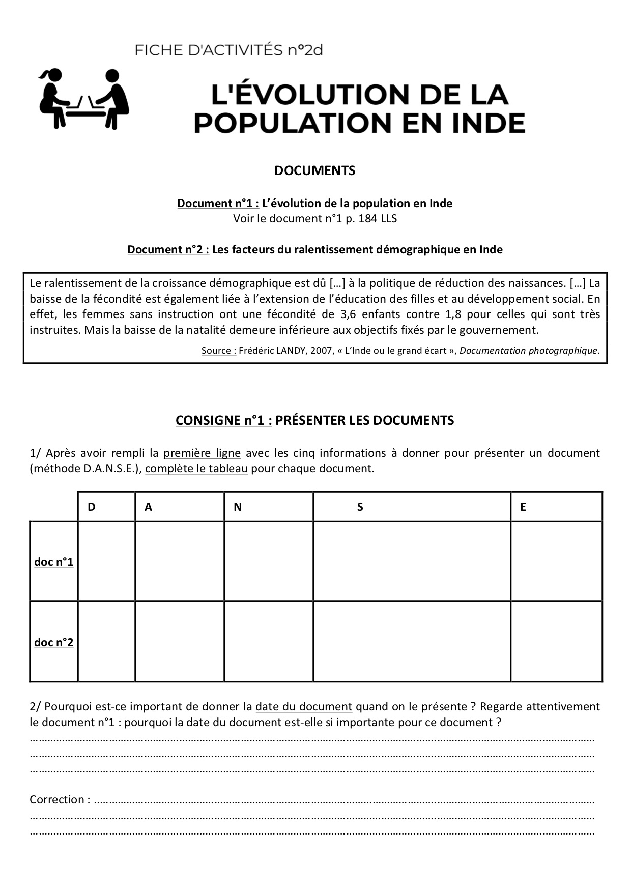Evaluation 5eme La Croissance Demographique Et Ses Effets La croissance démographique dans le monde et ses effets (géographie, 5e