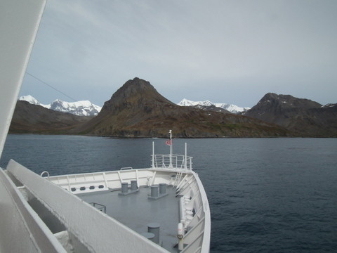 die nächste Landung in Grytviken,wo es eine Siedlung gibt, ...