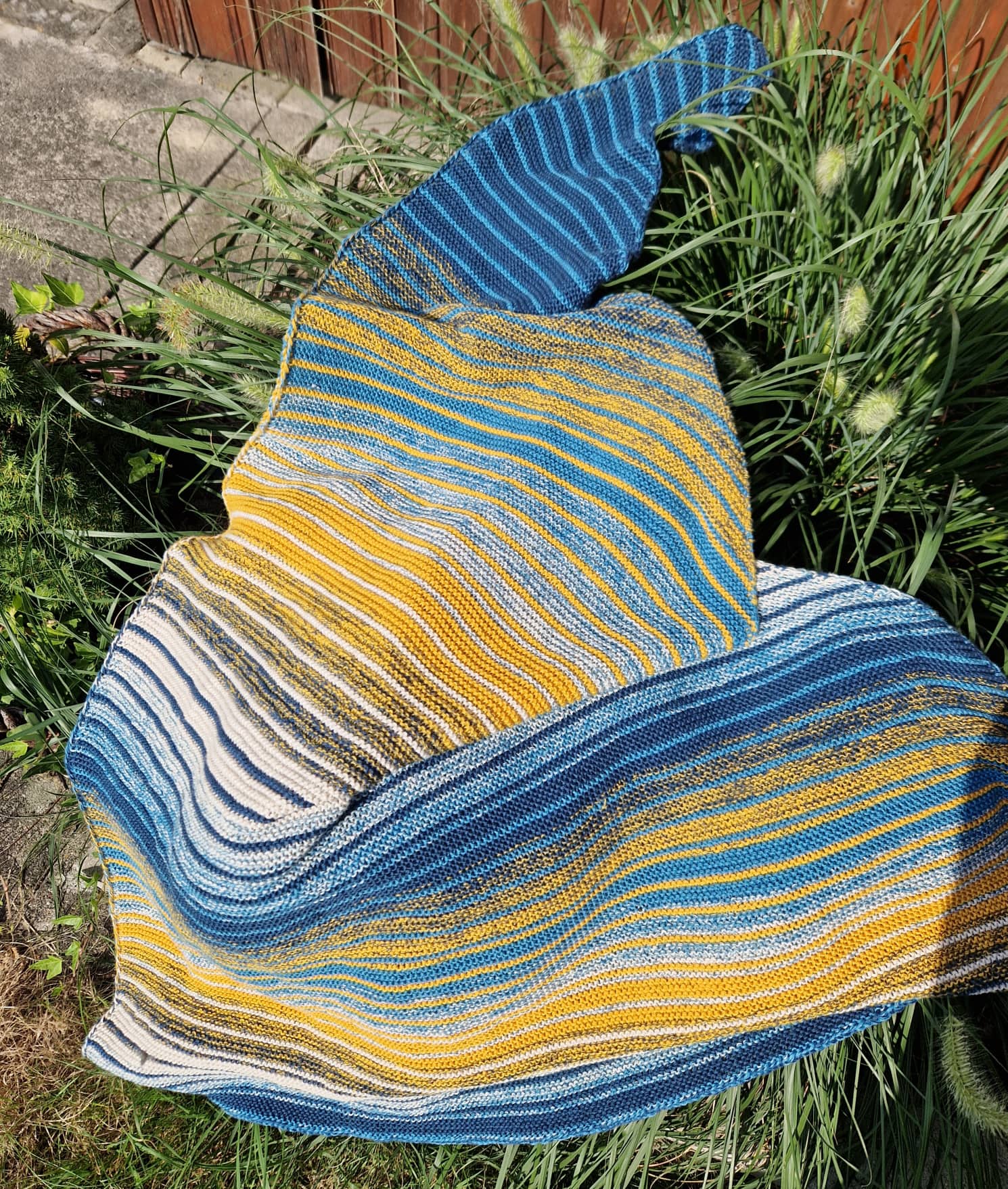 SONNE, STRAND UND MEER Strickpaket LeuchtturmTuch Meine kleine